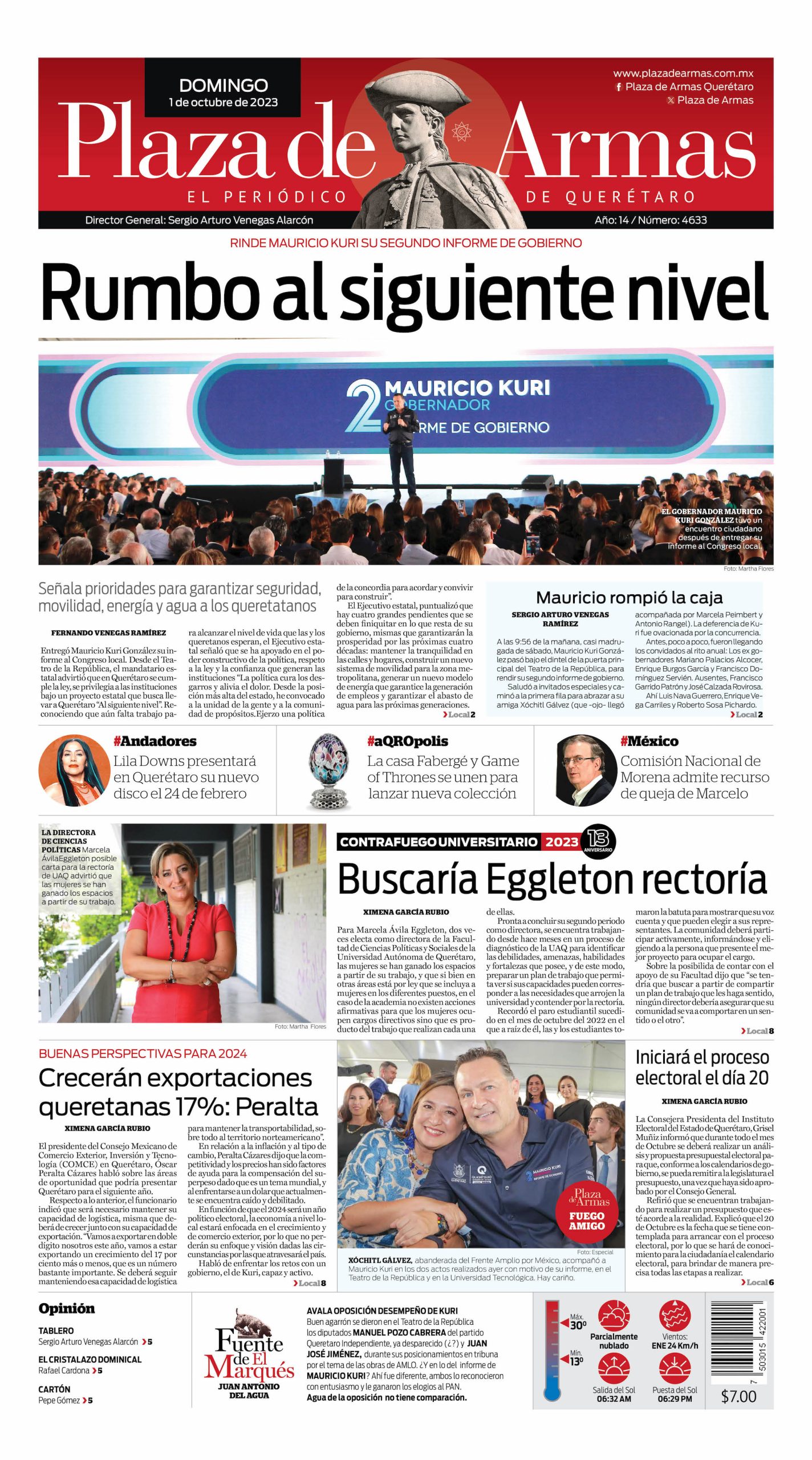 Portada 1 de octubre de 2023