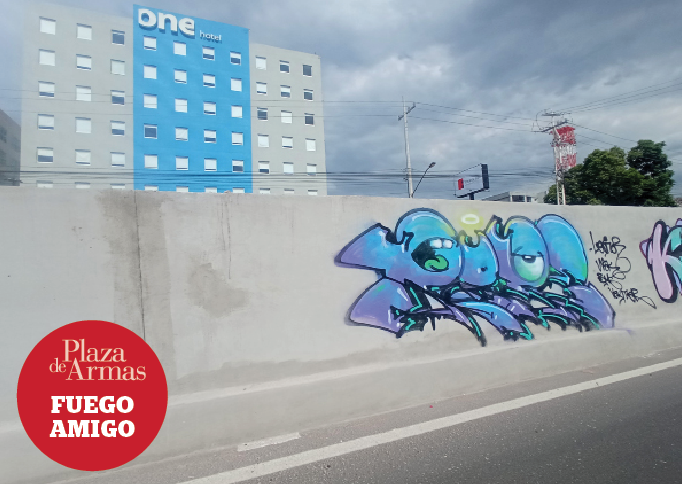 Grafiteros estrenan muros 5 de Febrero