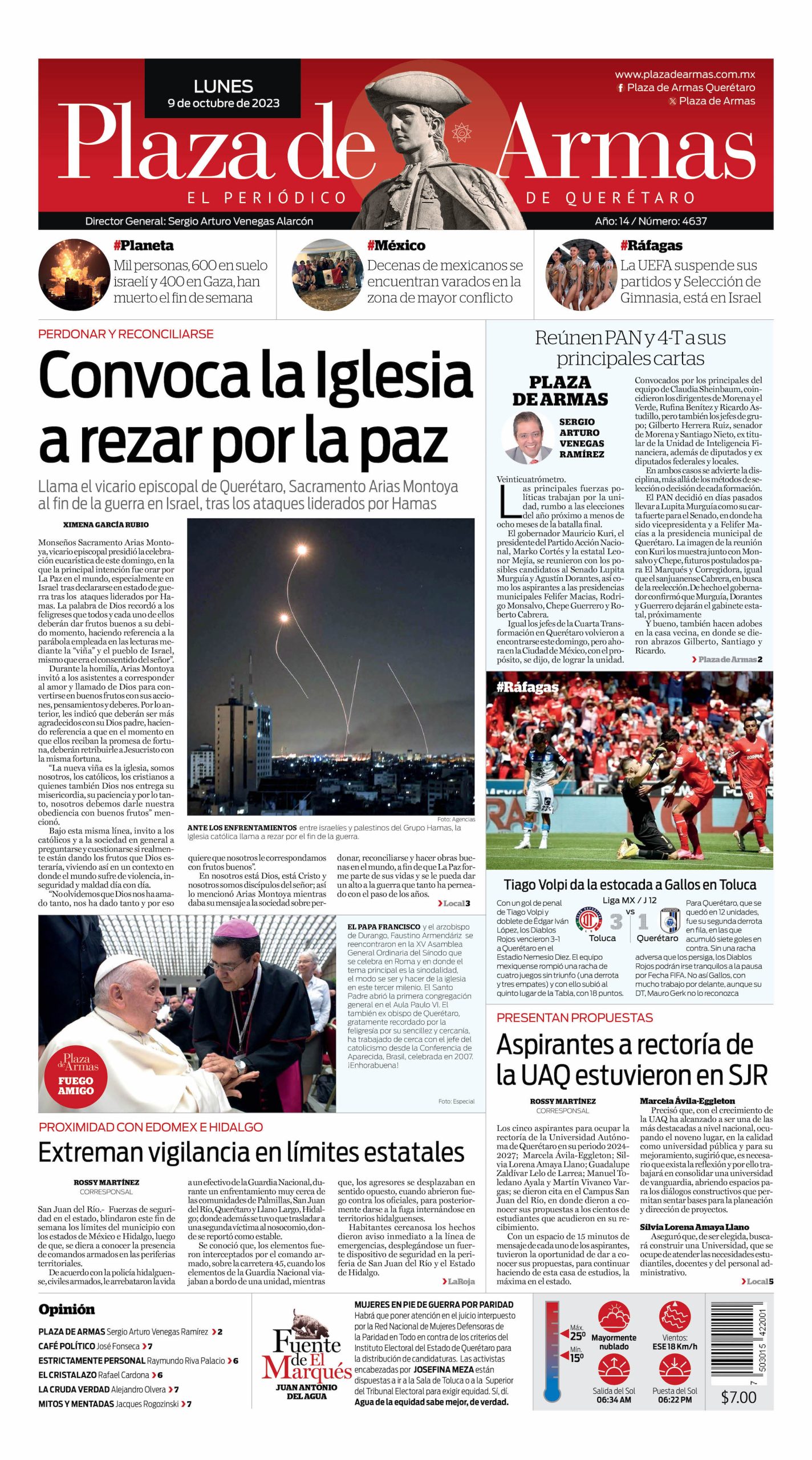 Portada 9 de octubre de 2023