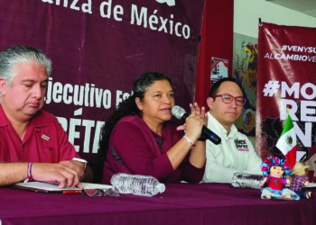 Rufina da la bienvenida  a los ex priistas a Morena