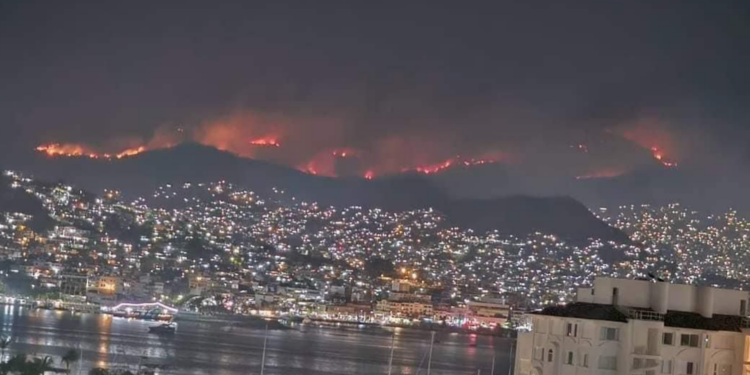 Suspenden clases este jueves por incendios en Acapulco y Chilpancingo
