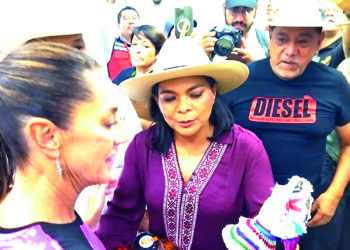 Recibe Salgado a Sheinbaum en Guerrero
