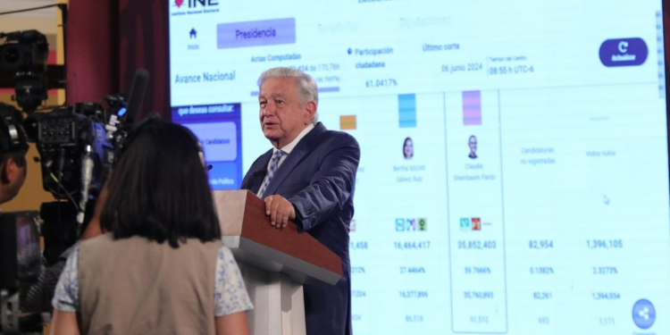 Sheinbaum me cepilló:  AMLO 