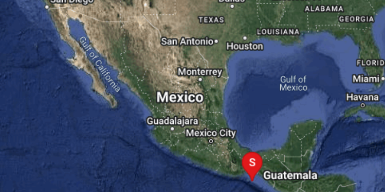 Se registra sismo de 5.1 en Salina Cruz, Oaxaca