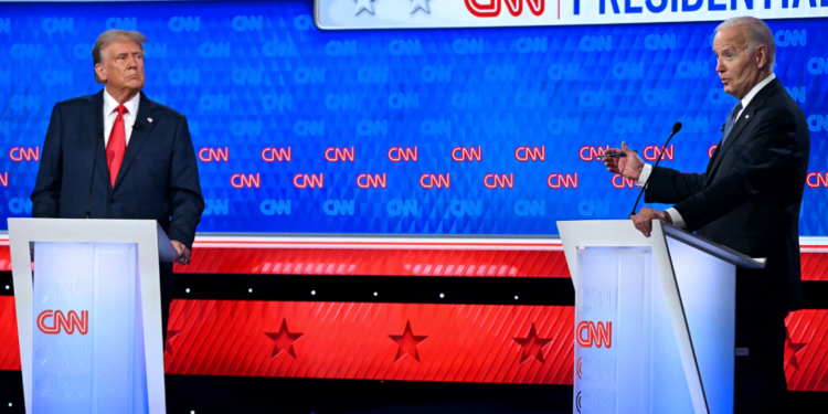 Acusaciones entre Biden y Trump en el debate