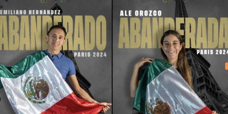 Alejandra Orozco y Emiliano Hernández serán abanderados de México en París 2024