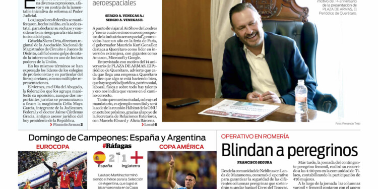 Portada 15 de julio de 2024
