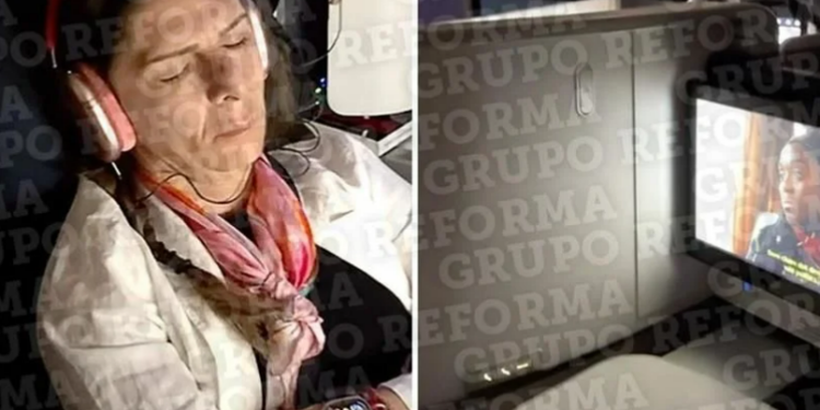 Regresa Ana Guevara de París en asiento Business Class