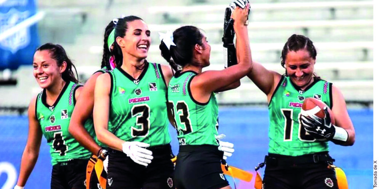 Arrancan mexicanas con dos triunfos en Mundial Flag Football