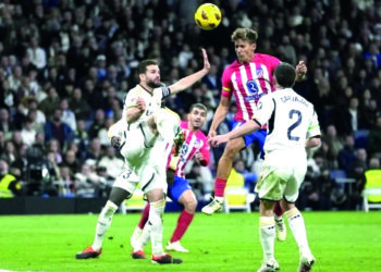 Atlético empata agónicamente ante Real Madrid