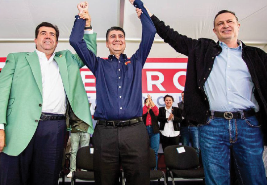 Muestra fuerza Catem en instalación de su Consejo