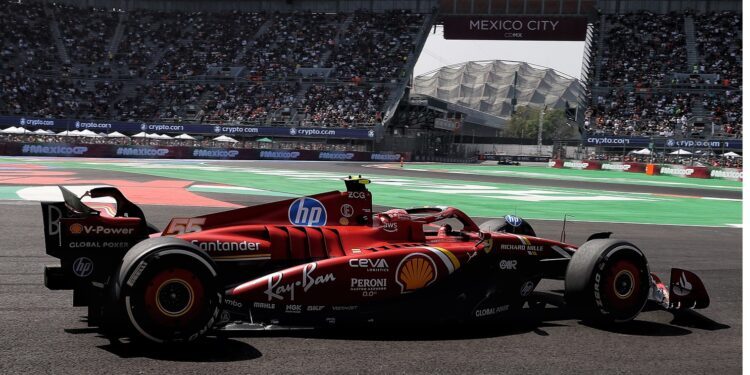Domina Sainz la P2 en GP de CDMX; Checo termina noveno