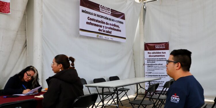 Comienzan en Querétaro contratación de personal de salud para programa federal Médico en tu Casa