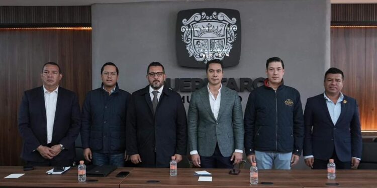 Se reúnen alcaldes de Querétaro para establecer estrategias de seguridad