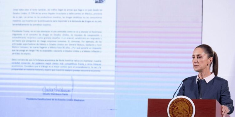 Responde Sheinbaum a Trump sobre amenazas de aranceles