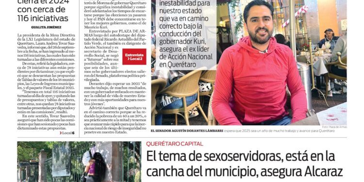 Portada 27 de diciembre de 2024