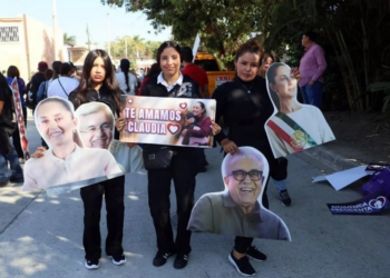 Resguardan visita de Sheinbaum en Mazatlán