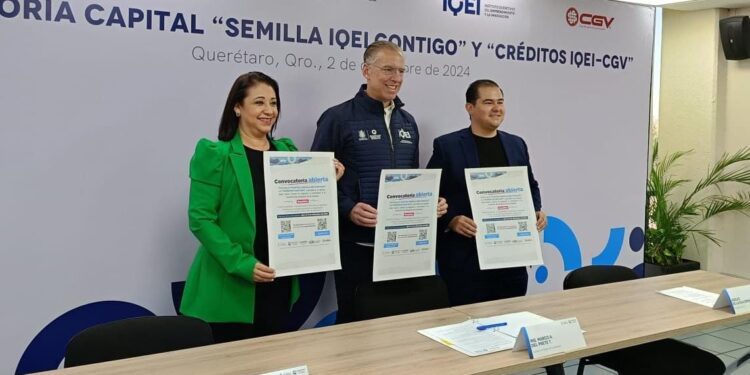 Presentan SEDESU programas Semilla IQEI Contigo y Créditos de IQEI-CGV