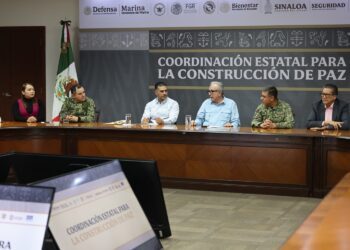 Participa García Harfuch en gabinete de seguridad en Sinaloa