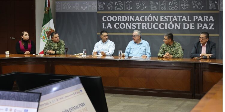 Participa García Harfuch en gabinete de seguridad en Sinaloa