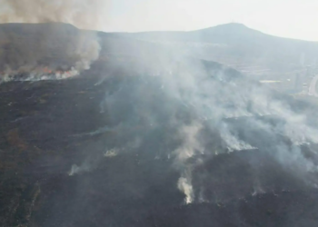 PC Estatal atiende incendios en el Tángano y Landa de Matamoros