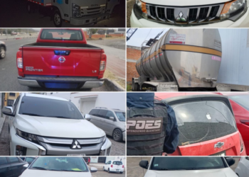 En menos de 24 horas, POES asegura ocho unidades vehiculares robadas