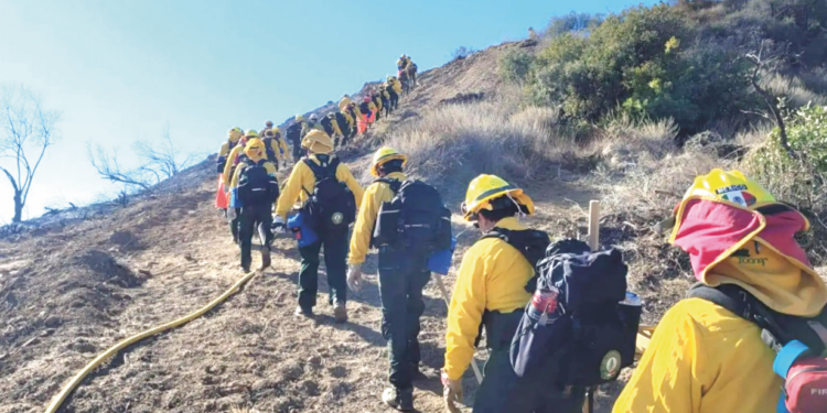 Delegación mexicana ya combate incendios en LA