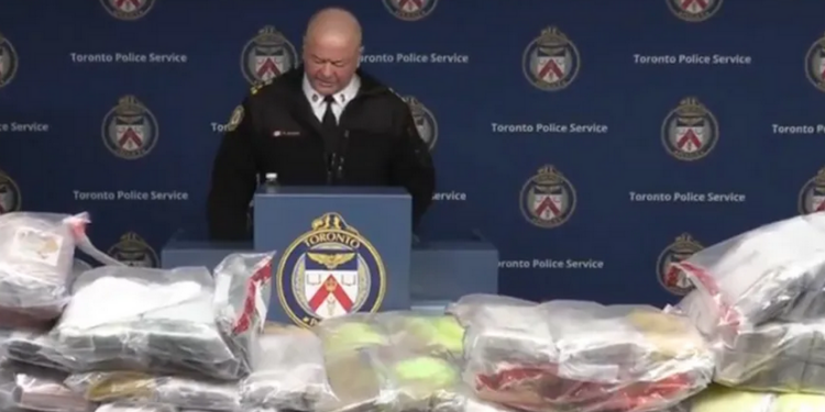 Aseguran en Canadá 835 kilos de cocaína ligada al CJNG