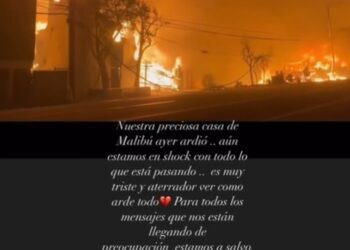 Pierde Carlos Vela su casa en Malibú por incendios