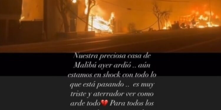 Pierde Carlos Vela su casa en Malibú por incendios