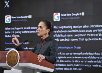 Analiza Sheinbaum demanda contra Google por Golfo de México