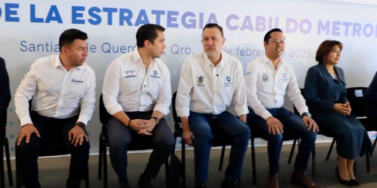 Presentan estrategia “Cabildo Metropolitano”, encabezados por el gobernador de Querétaro