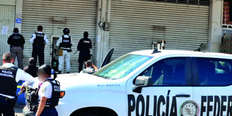 Cateos en la Central de Abastos por la FGR