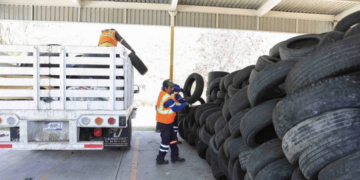 Destaca Chepe la recolección de cinco mil llantas usadas