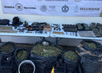 Operación Frontera Norte: suman mil 998 detenidos y mil 862 armas aseguradas