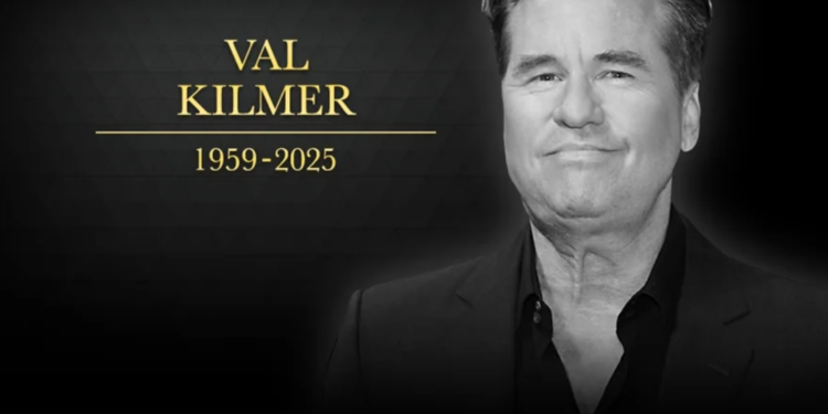 Falleció el actor Val Kilmer a los 65 años por una neumonía