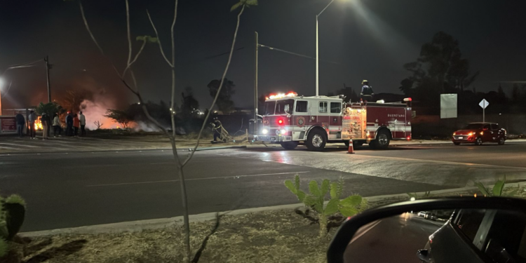 Incendio genera cortes de energía en Centro Sur