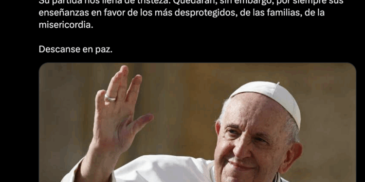 Lamenta Gobernador Kuri muerte del Papa Francisco