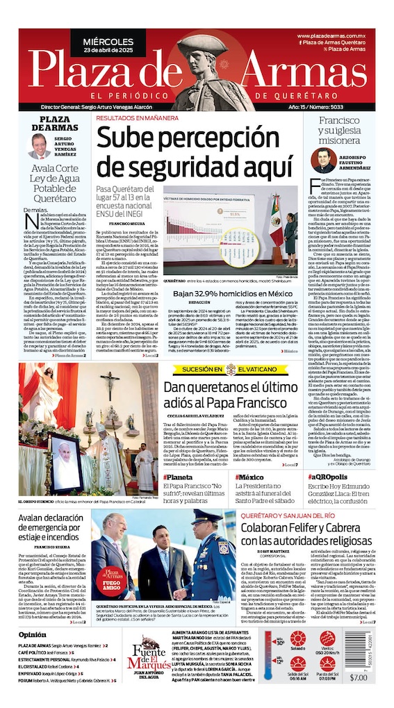 Portada 23 de abril de 2025