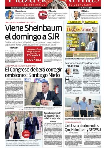 Portada 25 de abril de 2025