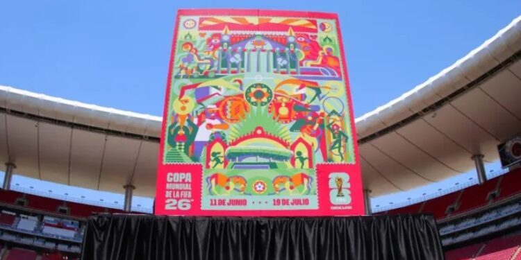 Revelan el póster de Guadalajara para el Mundial 2026
