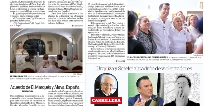 Portada 12 de mayo de 2025