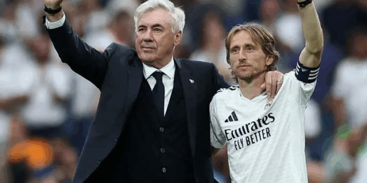 Modric y Ancelotti cierran una gran historia