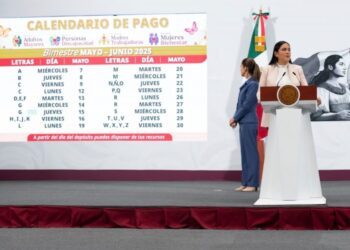 Pensiones y apoyos sociales se distribuirán a partir del 7 de mayo