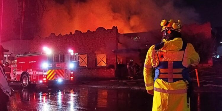 PRUDENCIA, PIDE ALCARAZ TRAS INCENDIO EN LA BOCHA