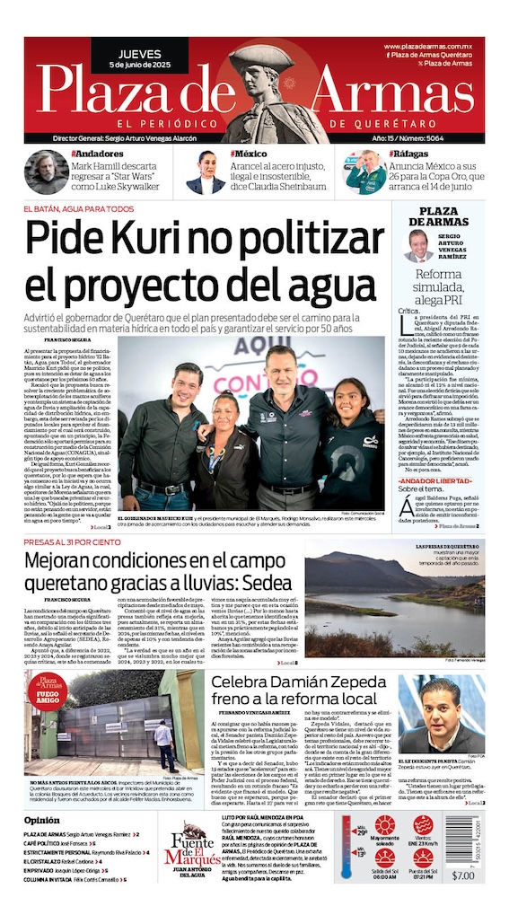 Portada 5 de junio de 2025