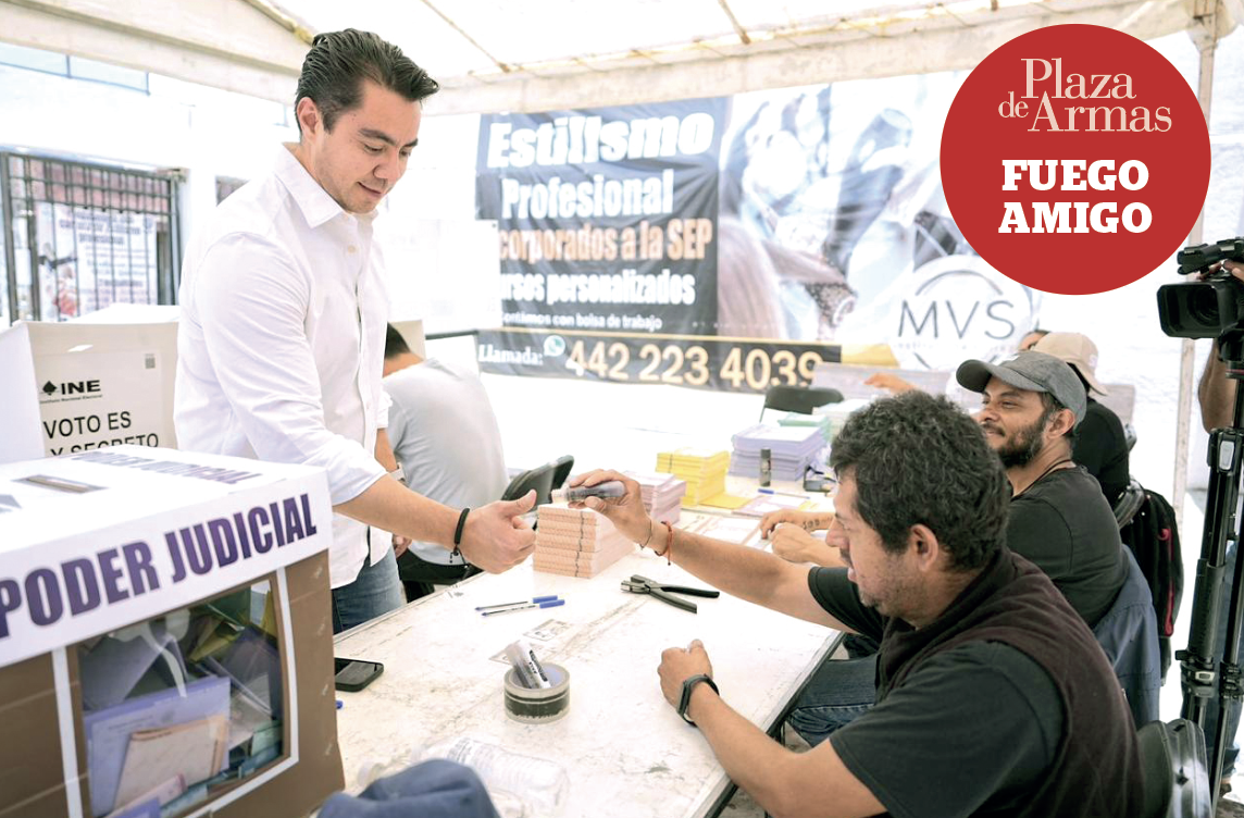Participó Felifer en la casilla de la Colonia Burócrata