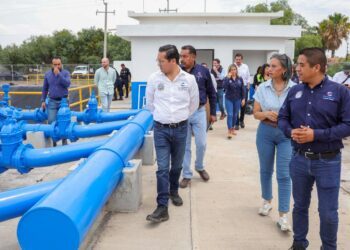 Supervisa Chepe Guerrero funcionamiento de cárcamos en Corregidora
