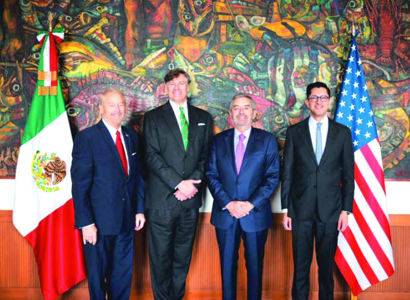 Tratan Sheinbaum y Landau temas bilaterales
