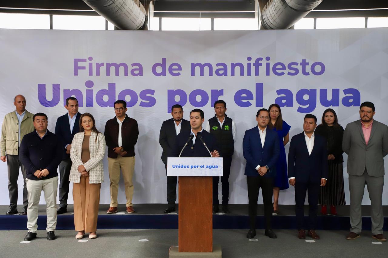 Firman 13 municipios manifiesto de respaldo a proyecto hídrico El Batán